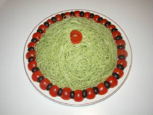 Angel Hair Basil Pesto